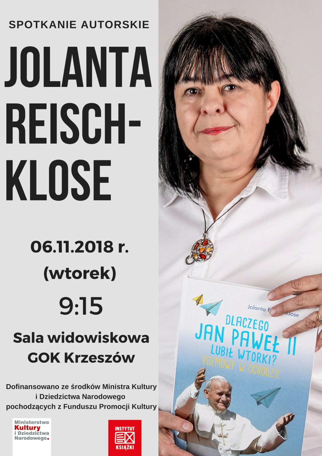 Spotkanie autorskie Jolanta Reisch-Klose