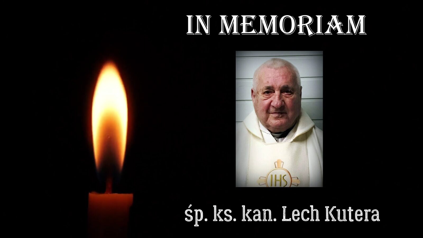 In memoriam - ks. kan. Lech Kutera