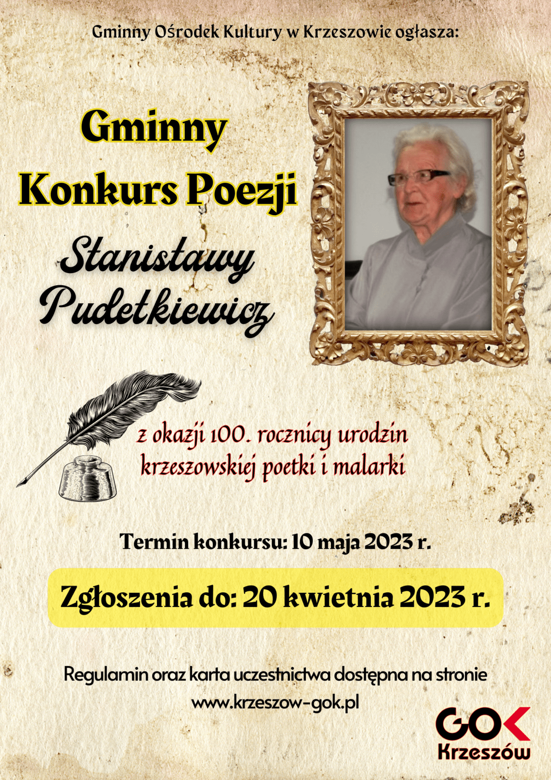 Gminny Konkurs Poezji Stanisławy Pudełkiewicz