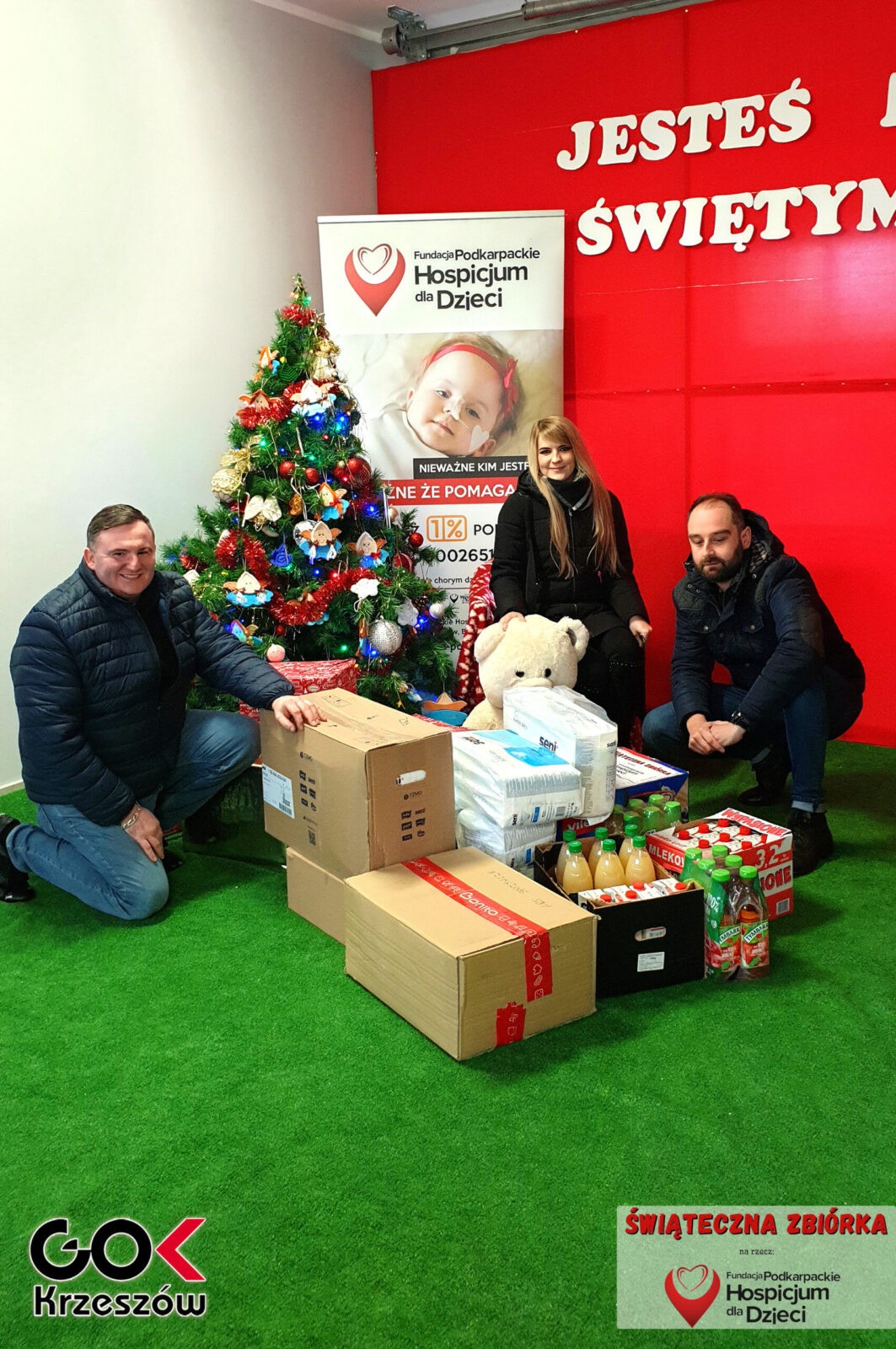 Świąteczna zbiórka darów dla dzieci z rzeszowskiego hospicjum oficjalnie zakończona