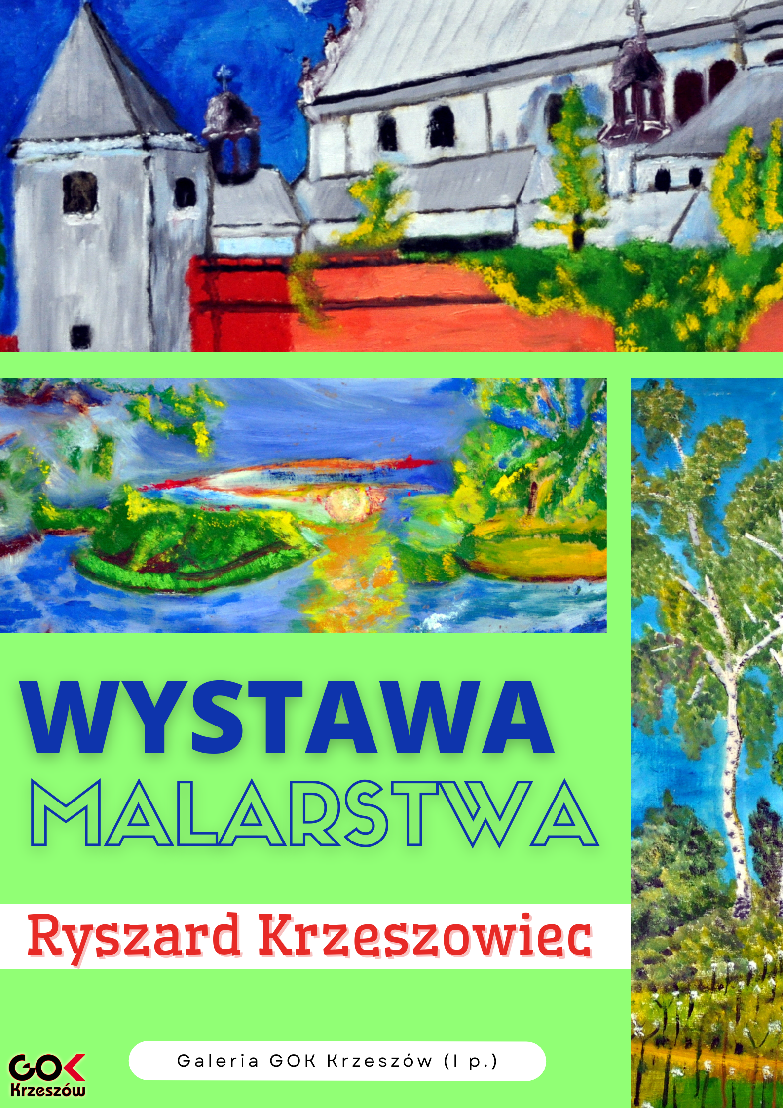 Wystawa malarstwa Ryszarda Krzeszowca