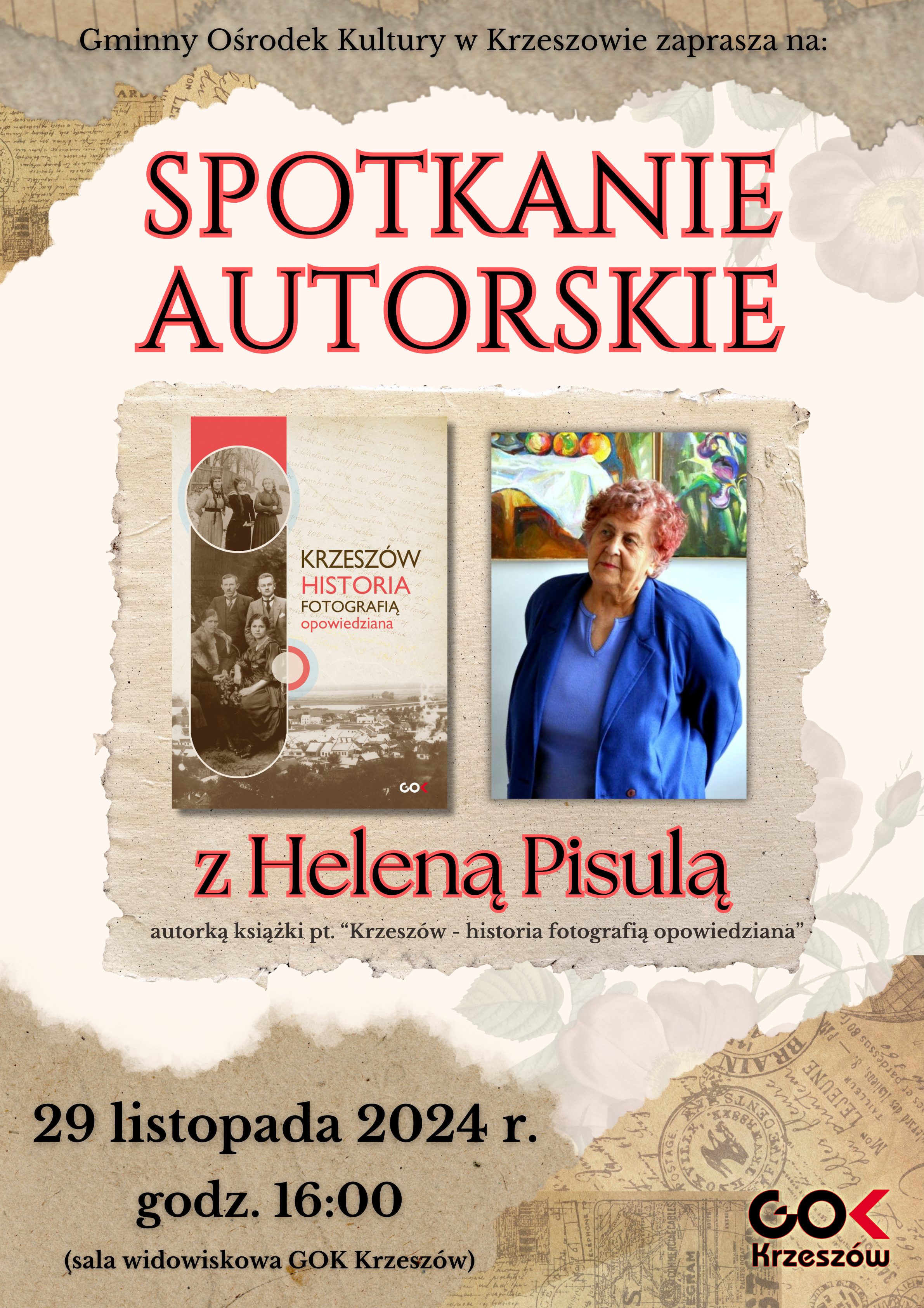 Zapraszamy na spotkanie autorskie z Heleną Pisulą