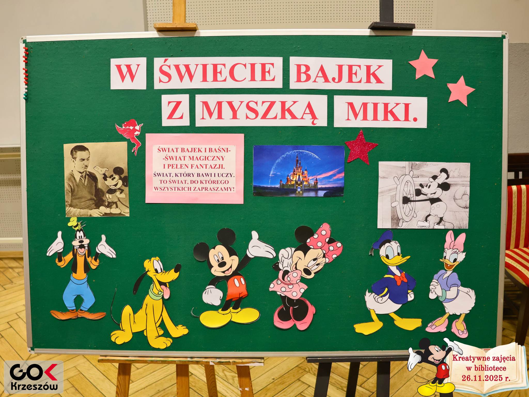 „W świece bajek z Myszką Miki” na zajęciach kreatywnych
