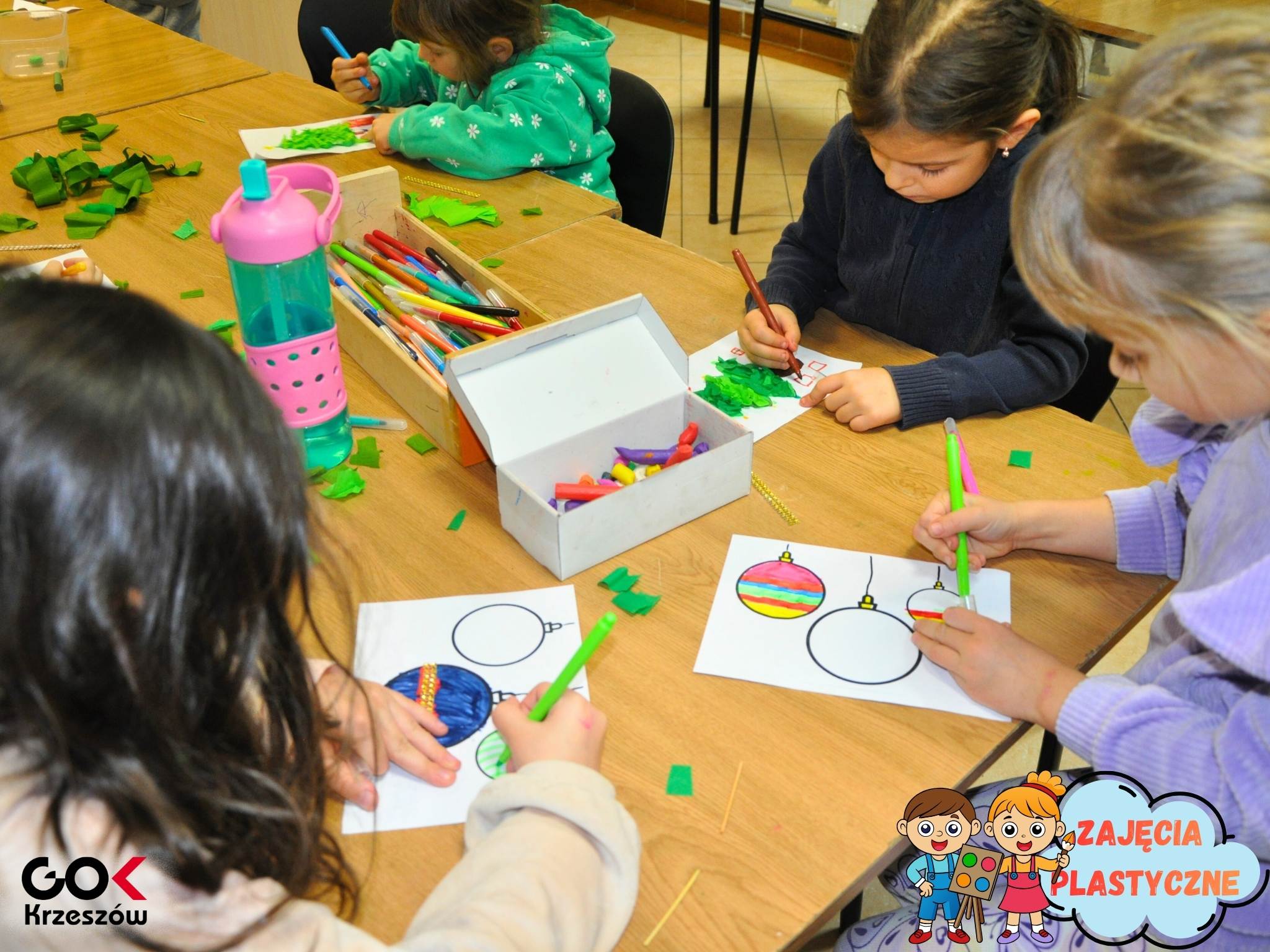 Bożonarodzeniowe zajęcia plastyczne