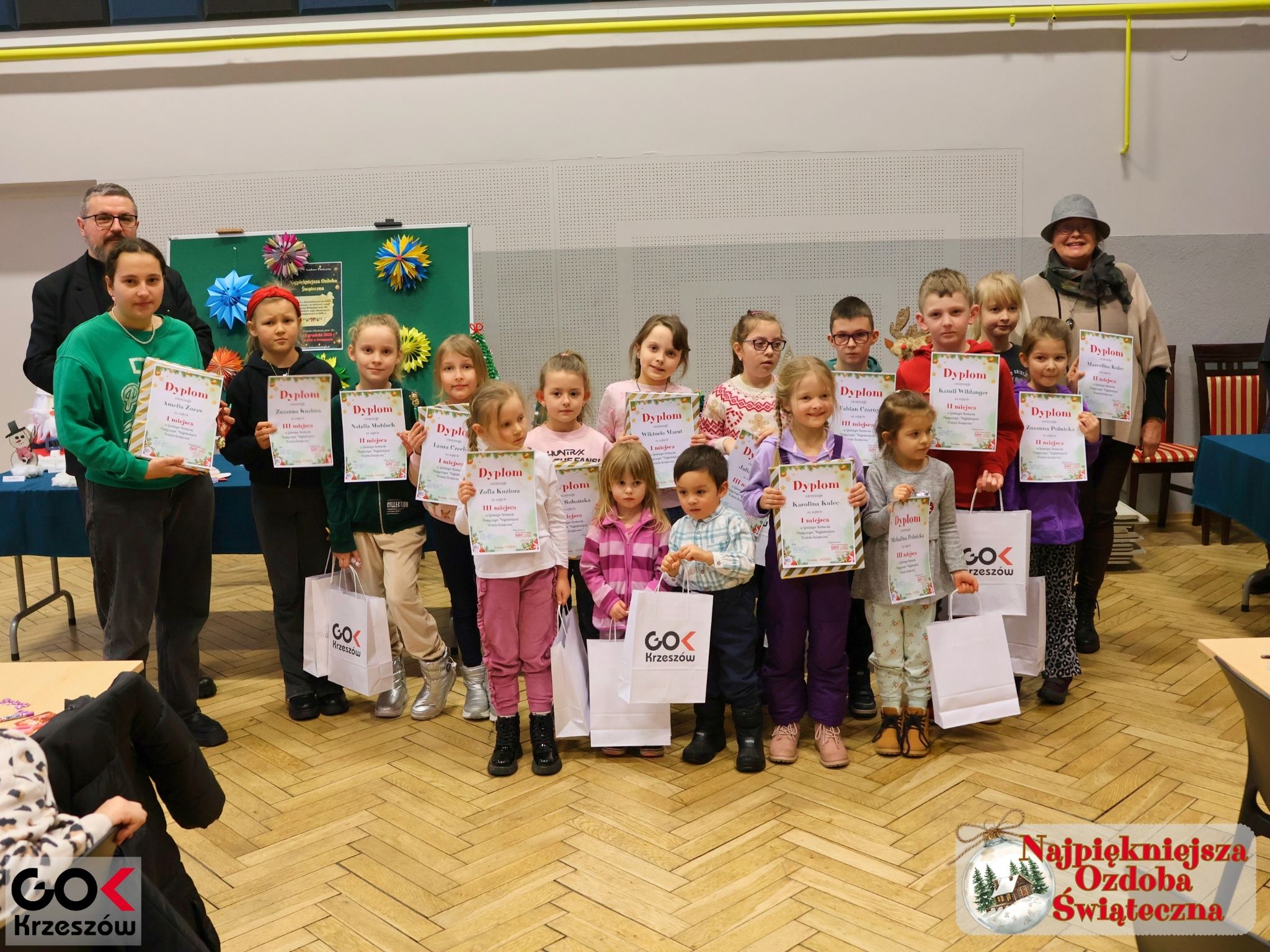 Rozstrzygnięcie Gminnego Konkursu Plastycznego na „Najpiękniejszą Ozdobę Świąteczną”