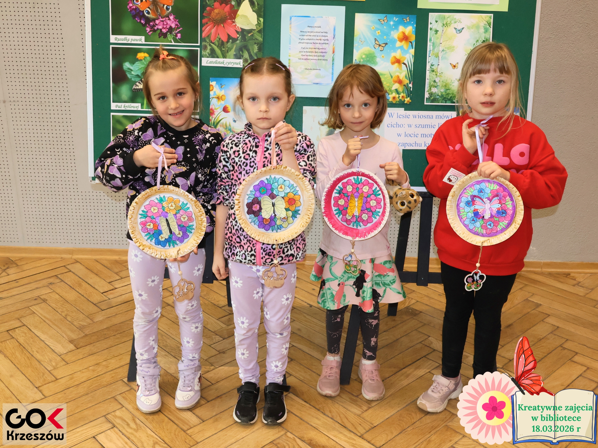 Wiosna malowana skrzydłami motyli- tematem zajęć kreatywnych