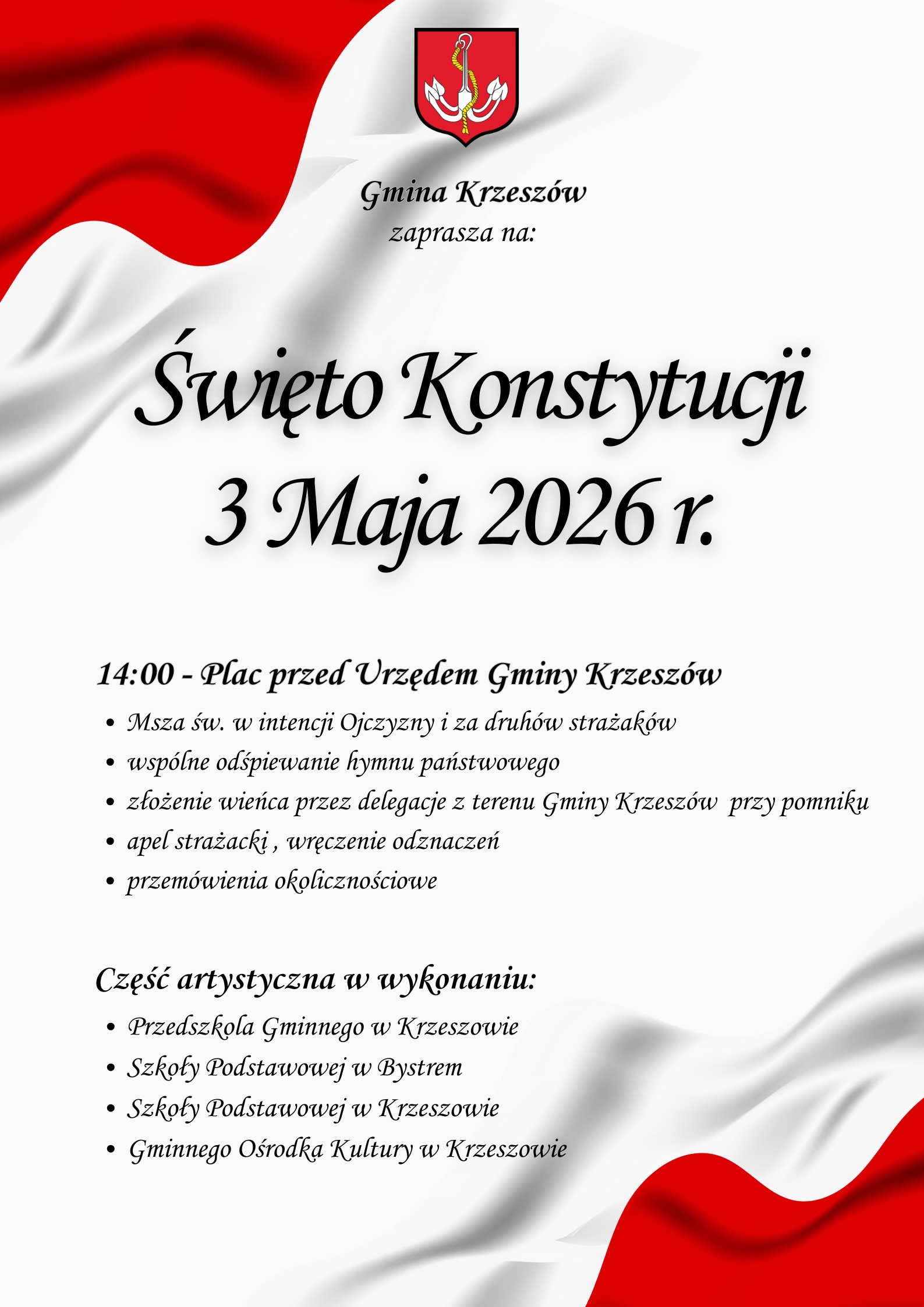 Święto Narodowe 3 Maja- obchody 235. rocznicy uchwalenia Konstytucji 3 Maja