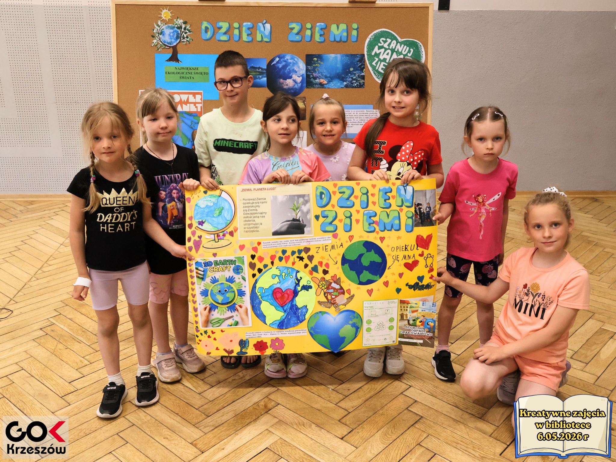 Dzień Ziemi na zajęciach kreatywnych w bibliotece! cz.2