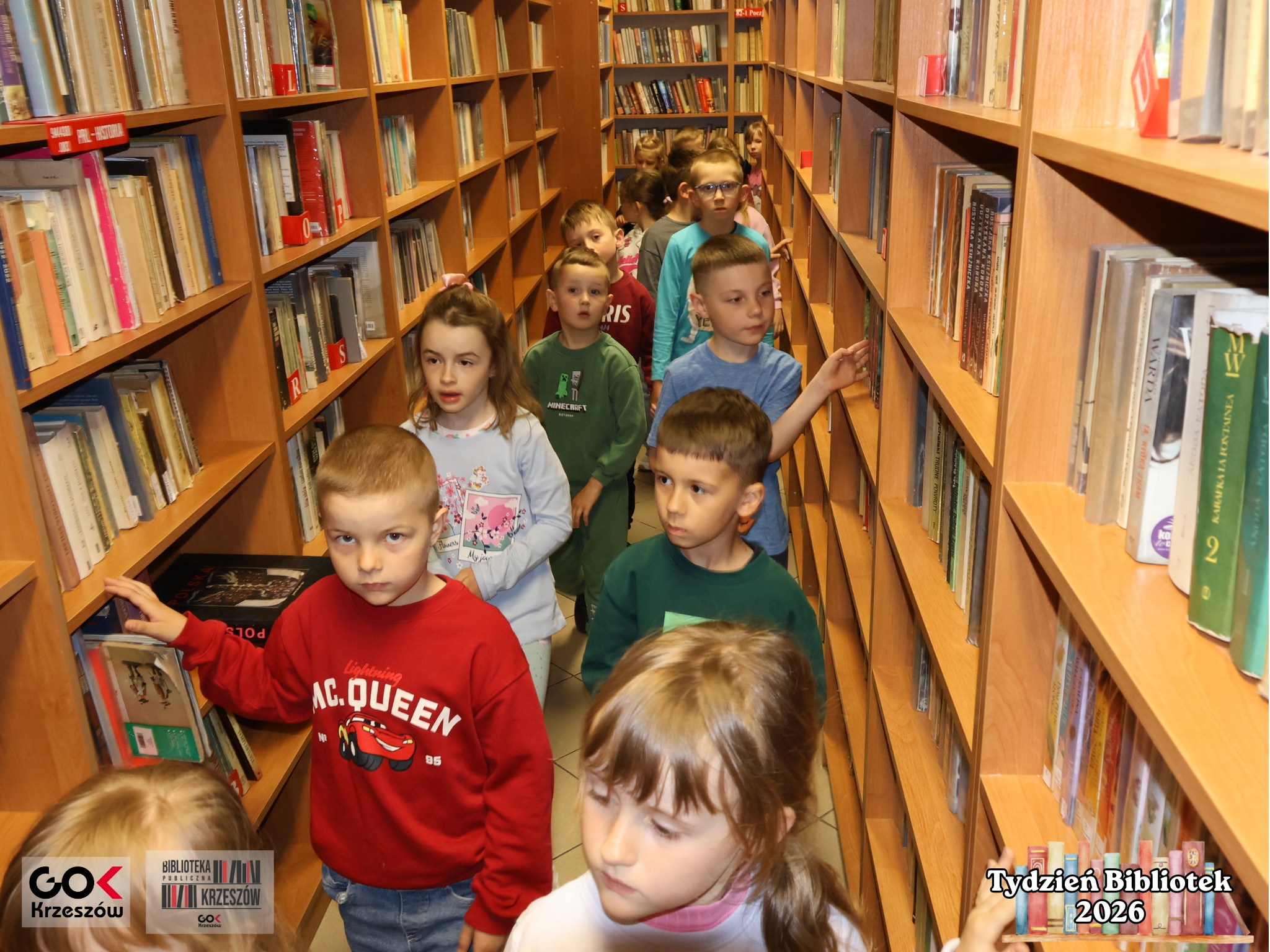,,Przygody w świecie książek i wyobraźni”- wizyta przedszkolaków w bibliotece