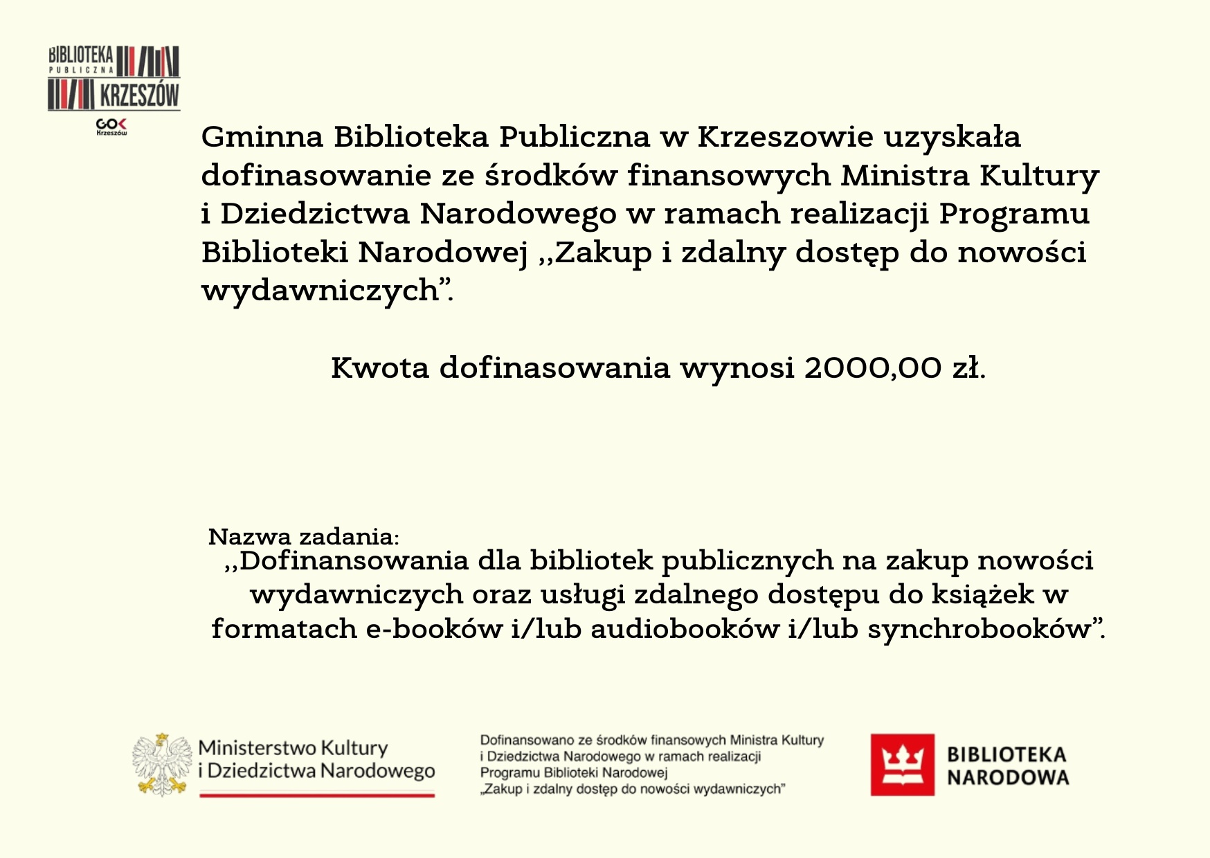 Informacja !