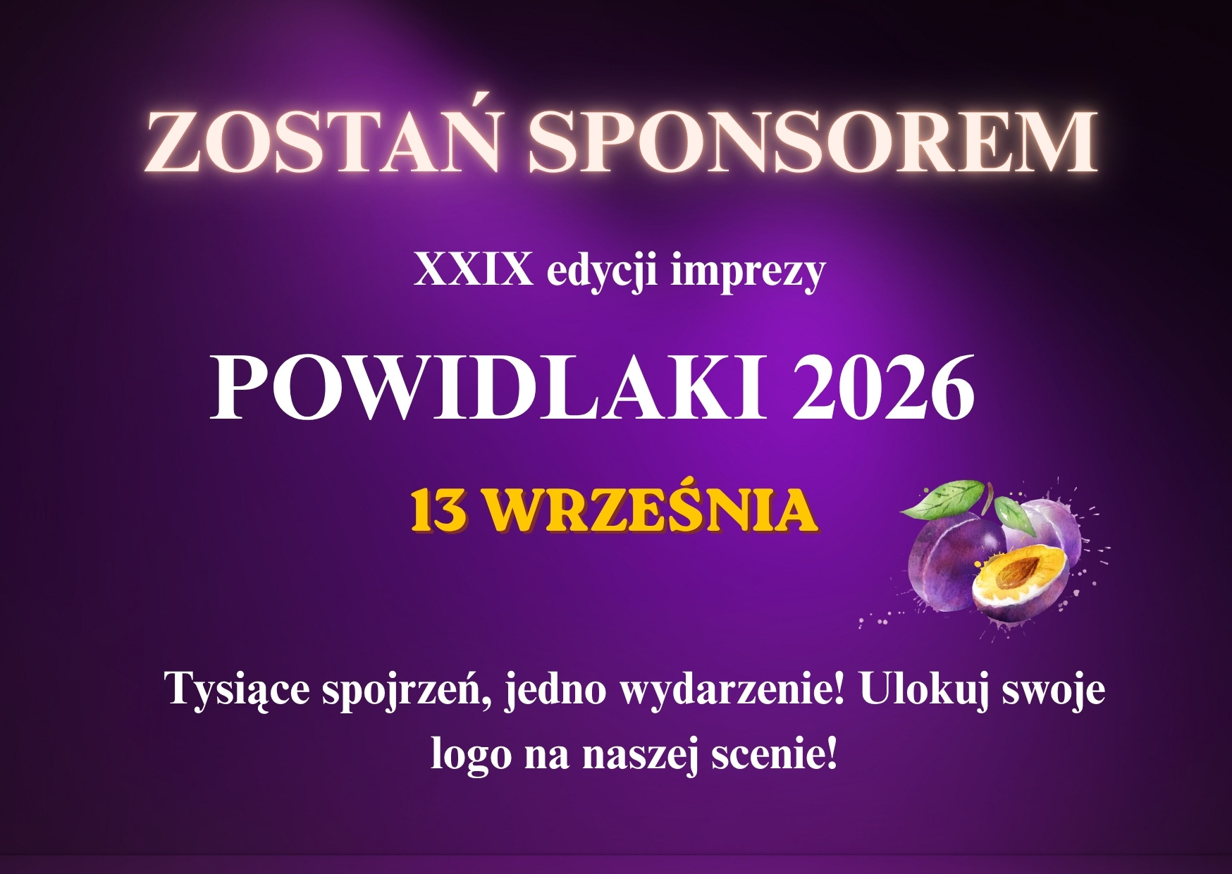 Zostań Sponsorem 29. edycji „Powidlaków”!